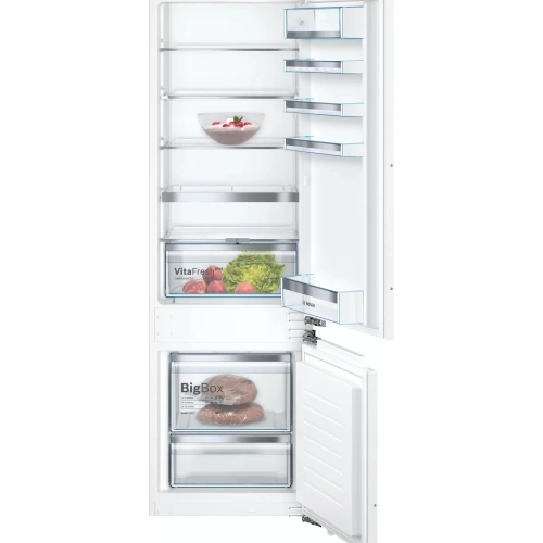 Встраиваемый двухкамерный холодильник Bosch KIS87AFE0