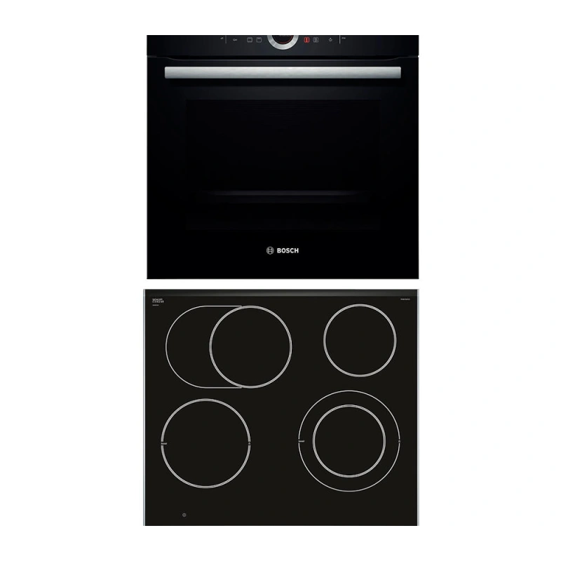 Комплект Bosch Serie 8 (PKN675DP1D, HBG634BB1)