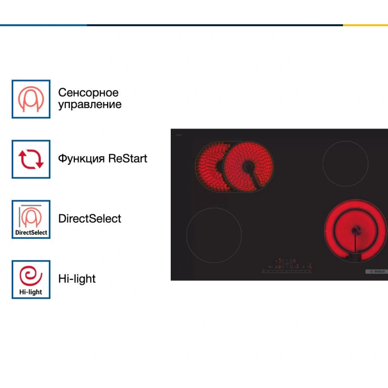 Электрическая варочная панель Bosch PKN811FP2E