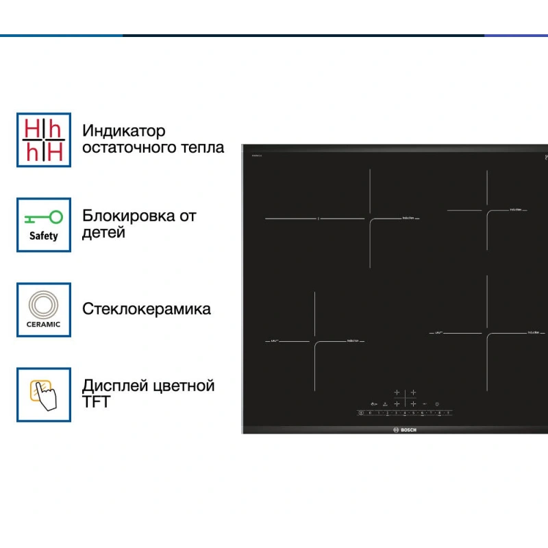 Индукционная варочная панель Bosch PIF675FC1E