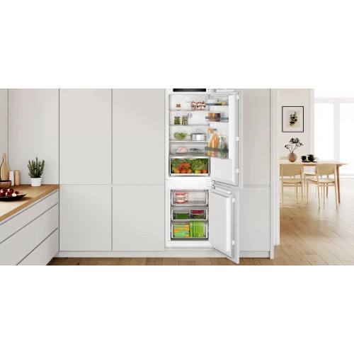 Встраиваемый двухкамерный холодильник Bosch KIN86VFE0