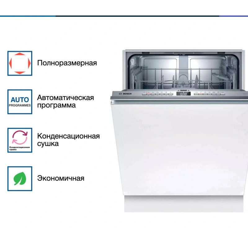 Встраиваемая посудомоечная машина Bosch SMV4ITX11E