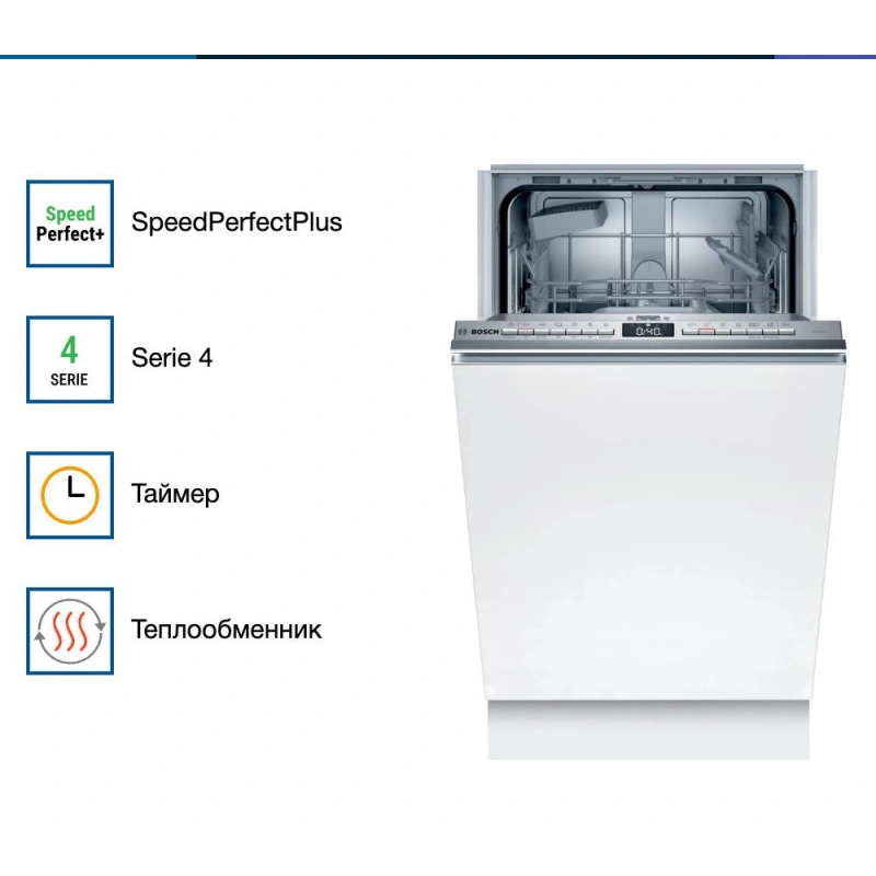 Встраиваемая посудомоечная машина Bosch SPV4HKX45E