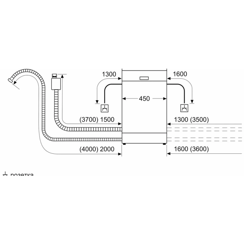 Встраиваемая посудомоечная машина Bosch SRV2HMX4FR