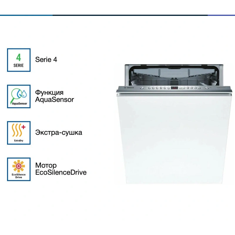 Встраиваемая посудомоечная машина Bosch SMV46KX55E
