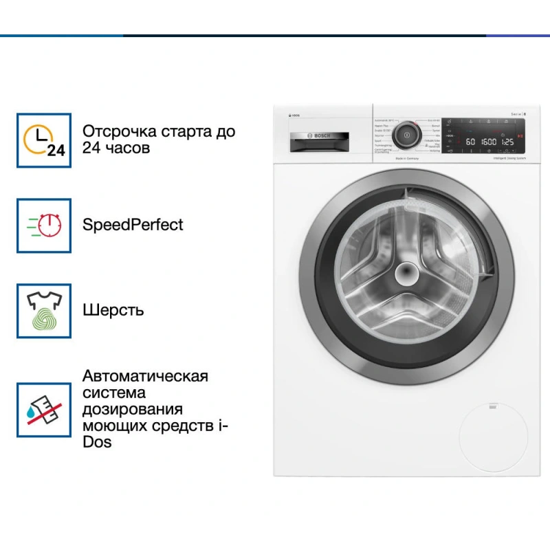 Стиральная машина Bosch WAX02KLOSN