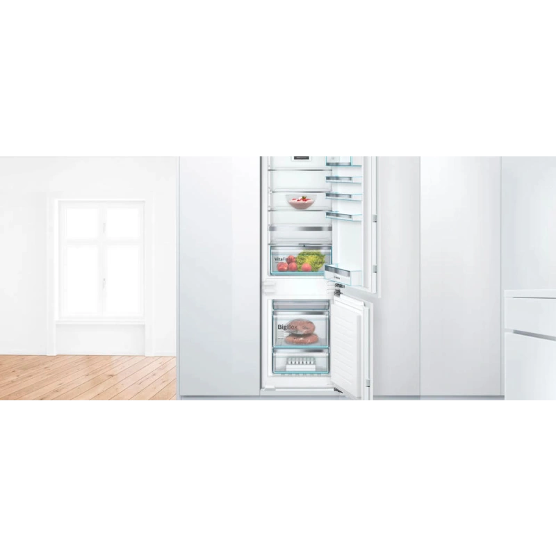 Встраиваемый двухкамерный холодильник Bosch KIN86AFF0