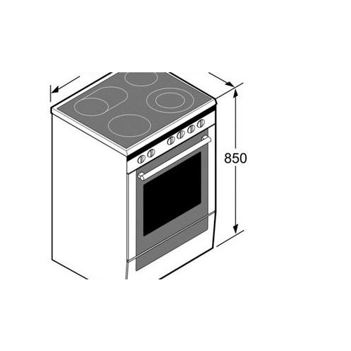Электрическая плита Bosch HCE 644123