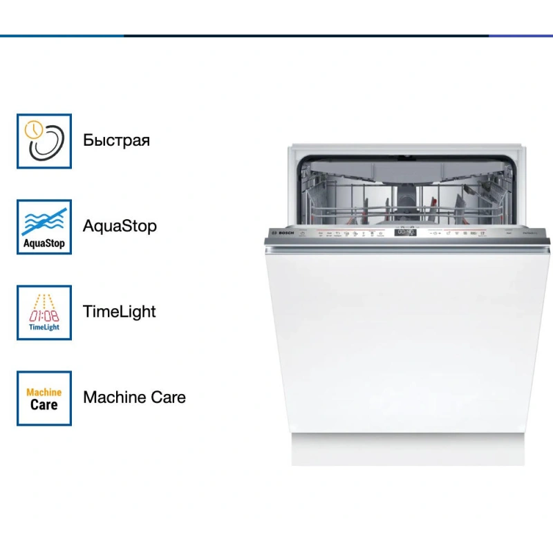 Встраиваемая посудомоечная машина Bosch SMV6ZCX06E