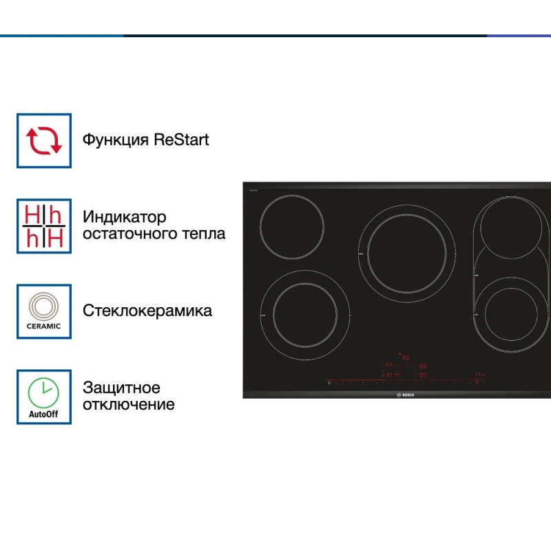 Электрическая варочная панель Bosch PKM875DP1D