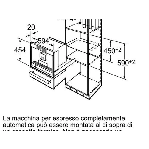 Встраиваемая кофемашина Bosch TCC 78K751