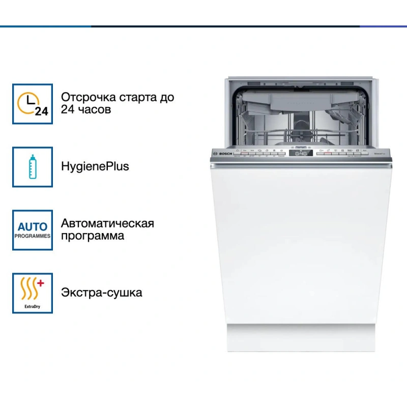 Встраиваемая посудомоечная машина Bosch SPV4HMX10E