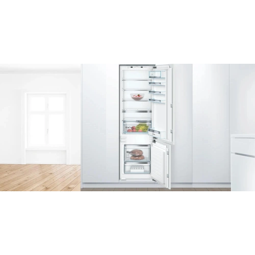 Встраиваемый двухкамерный холодильник Bosch KIS87AFE0
